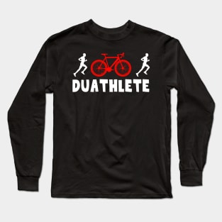 Duathlete Male Runner Long Sleeve T-Shirt